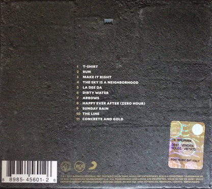 Foo Fighters : Concrete And Gold (CD, Album, Dig)