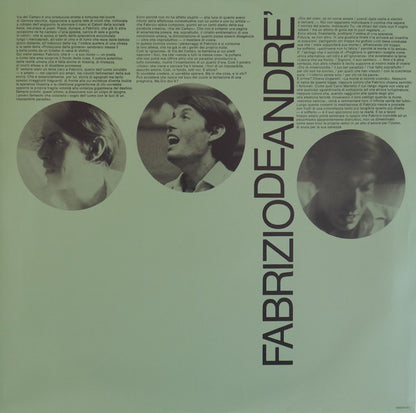 Fabrizio De André : Fabrizio De André Vol.1 (LP, Album, RE, RM)