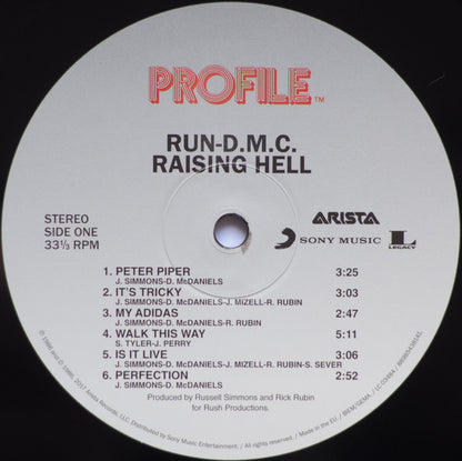 Run-DMC : Raising Hell (LP, Album, RE, RP, 180)