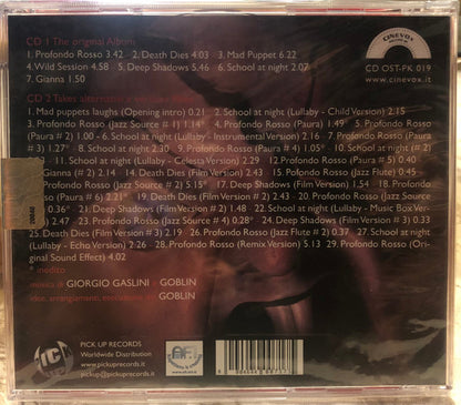 Goblin : Profondo Rosso (Colonna Sonora Originale Del Film) (CD, Album, RE + CD)