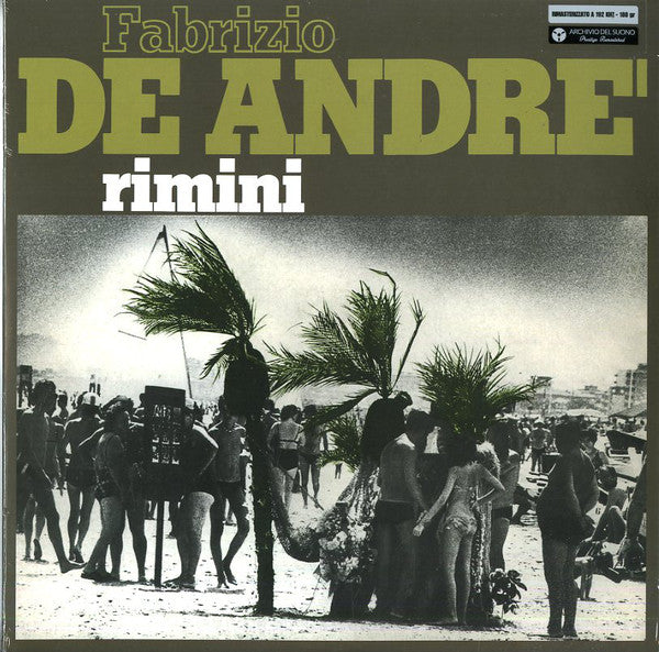 Fabrizio De André : Rimini (LP, Album, RE, RM, 192)