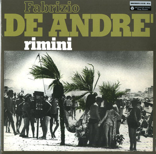 Fabrizio De André : Rimini (LP, Album, RE, RM, 192)