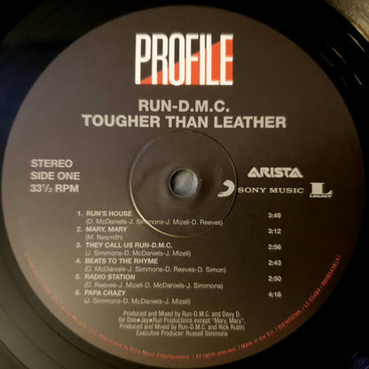 Run-DMC : Tougher Than Leather (LP, Album, RE, 180)