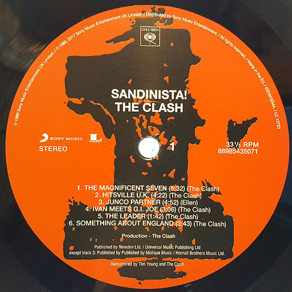 The Clash : Sandinista! (3xLP, Album, RE, RM, 180)