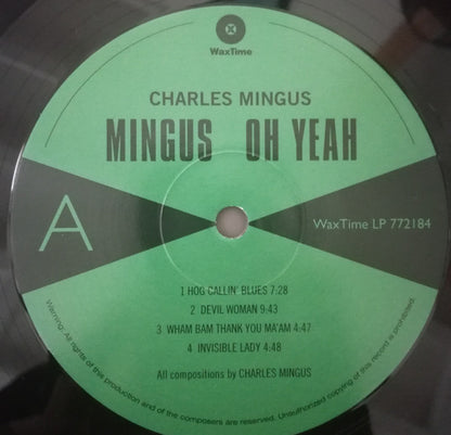 Charles Mingus : Oh Yeah (LP, Album, RE)