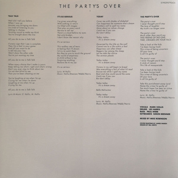 Talk Talk : The Party's Over (LP, Album, RE)