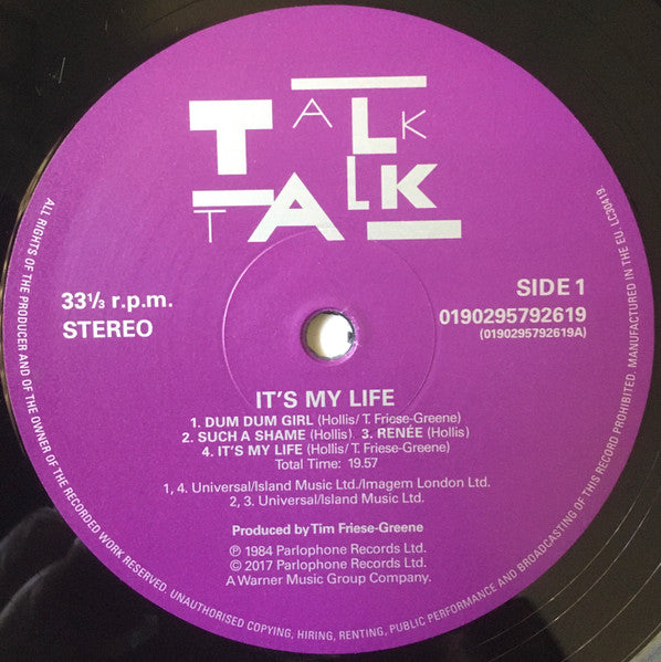 Talk Talk : It's My Life (LP, Album, RE)