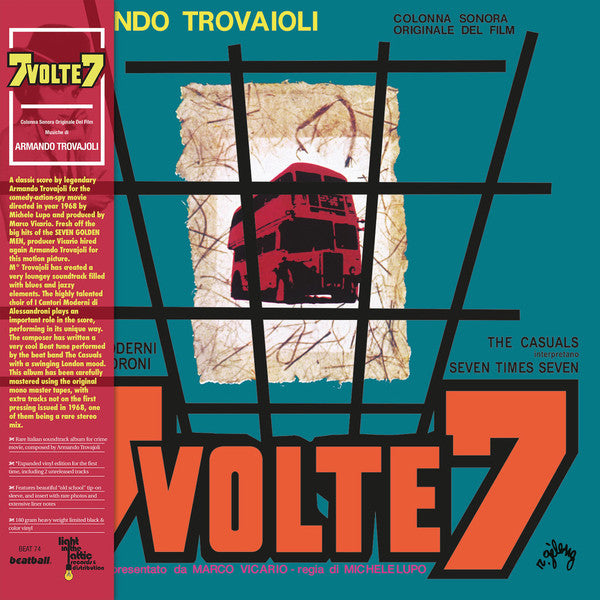 Armando Trovaioli : 7 Volte 7 (Colonna Sonora Originale Del Film) (LP, Album, Mono, Ltd, RE)