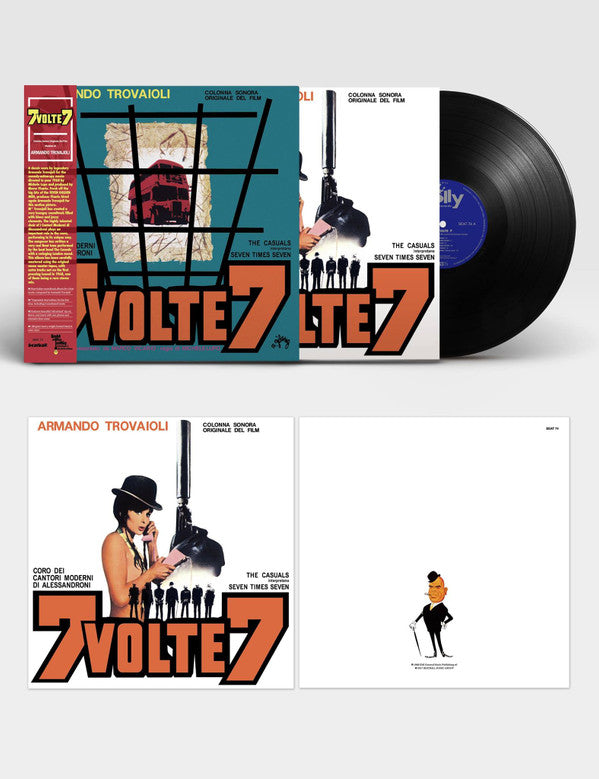 Armando Trovaioli : 7 Volte 7 (Colonna Sonora Originale Del Film) (LP, Album, Mono, Ltd, RE)