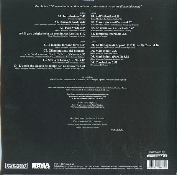 Murubutu : Gli Ammutinati Del Bouncin’ Ovvero Mirabolanti Avventure Di Uomini E Mari (2xLP, Album)