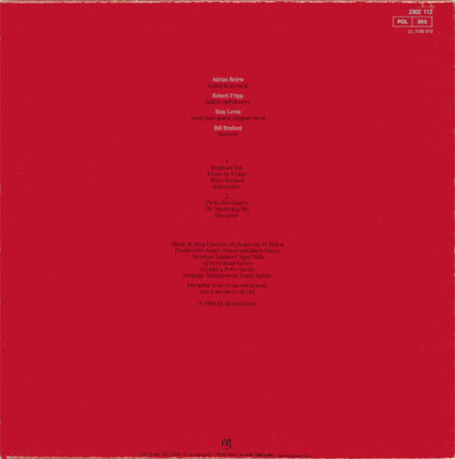 King Crimson : Discipline (LP, Album)