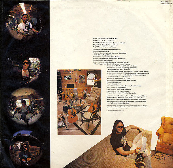 Neil Young + Crazy Horse : Ragged Glory (LP, Album)