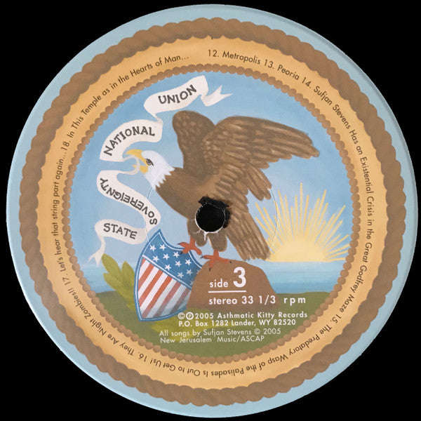 Sufjan Stevens : Illinois (2xLP, Album, RE, RM, CA)