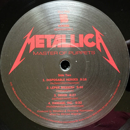 Metallica : Master Of Puppets (LP, Album, RE, RM, 180)