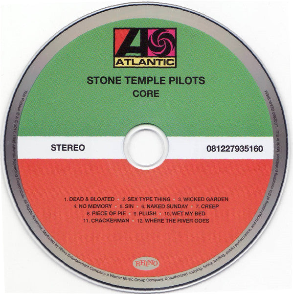 Stone Temple Pilots : Core (CD, Album, RE, RM)