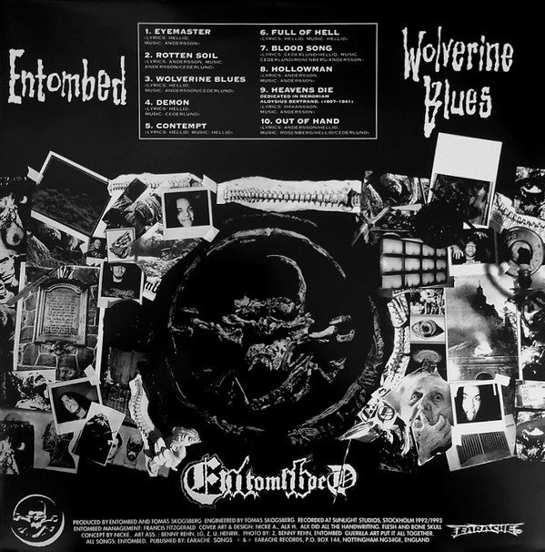 Entombed : Wolverine Blues (LP, Album, RE, RM)