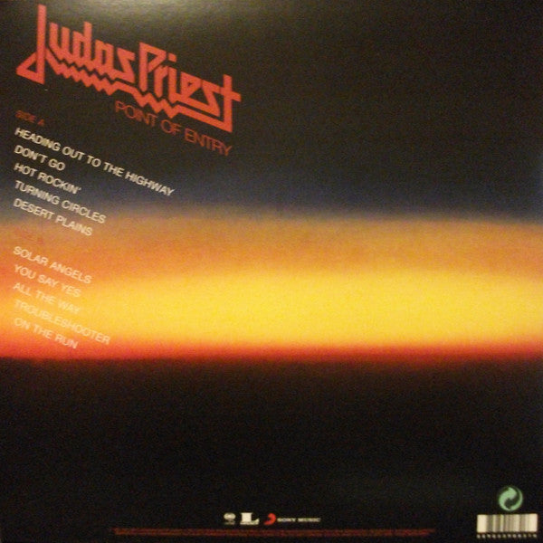 Judas Priest : Point Of Entry (LP, Album, RE, 180)