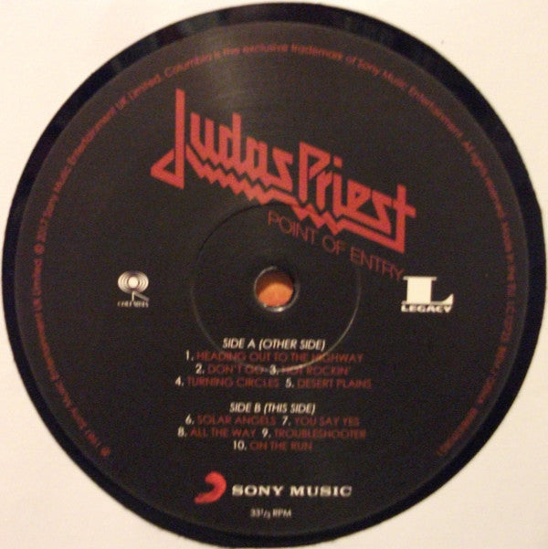 Judas Priest : Point Of Entry (LP, Album, RE, 180)