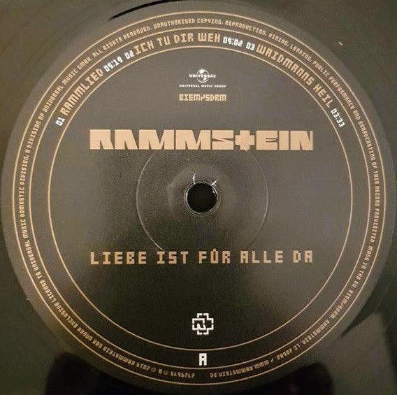 Rammstein : Liebe Ist Für Alle Da (2xLP, Album, RE, RM, 180)