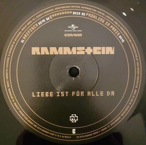 Rammstein : Liebe Ist Für Alle Da (2xLP, Album, RE, RM, 180)