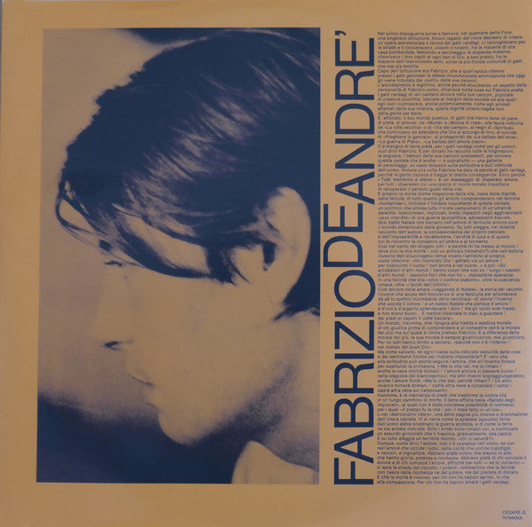 Fabrizio De André : Tutti Morimmo A Stento (LP, Album, RE, RM)