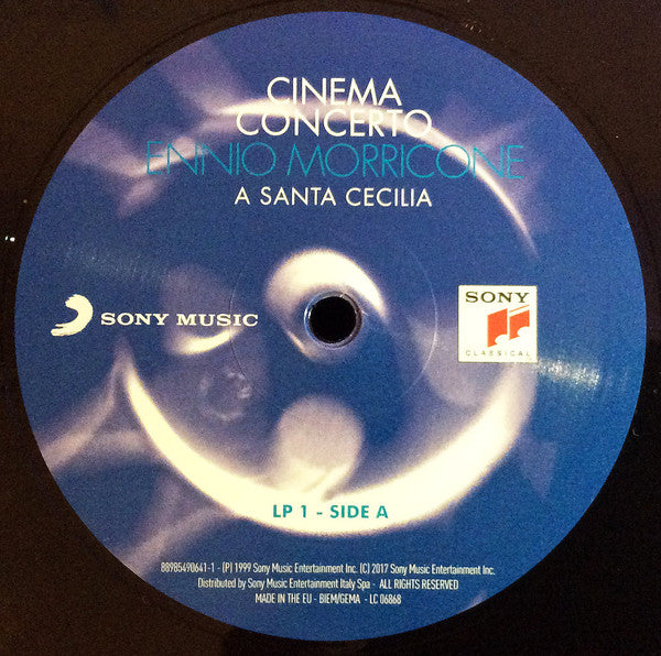 Ennio Morricone, Orchestra dell'Accademia Nazionale di Santa Cecilia & Coro dell'Accademia Nazionale di Santa Cecilia : Cinema Concerto A Santa Cecilia (2xLP, RE, Gat)