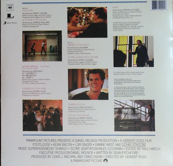 Various : Footloose (Original Motion Picture Soundtrack) (LP, Album, Comp, RE)