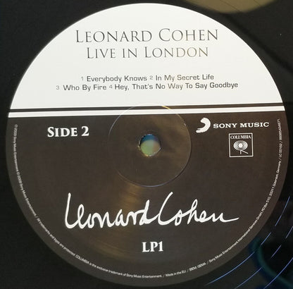 Leonard Cohen : Live In London (3xLP, Album, RE, RP, 180)