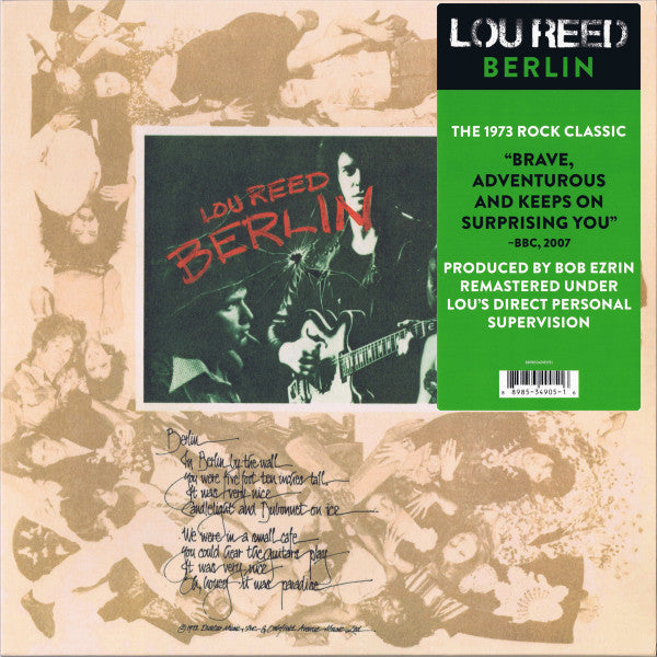 Lou Reed : Berlin (LP, Album, RE, RM)