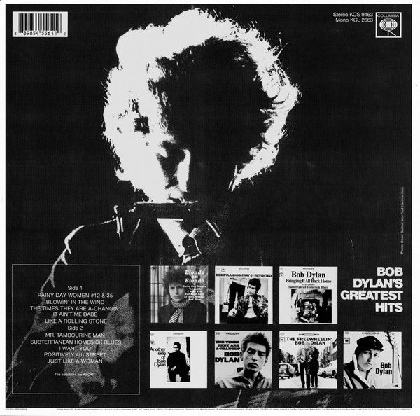 Bob Dylan : Bob Dylan's Greatest Hits (LP, Comp, RE, 180)