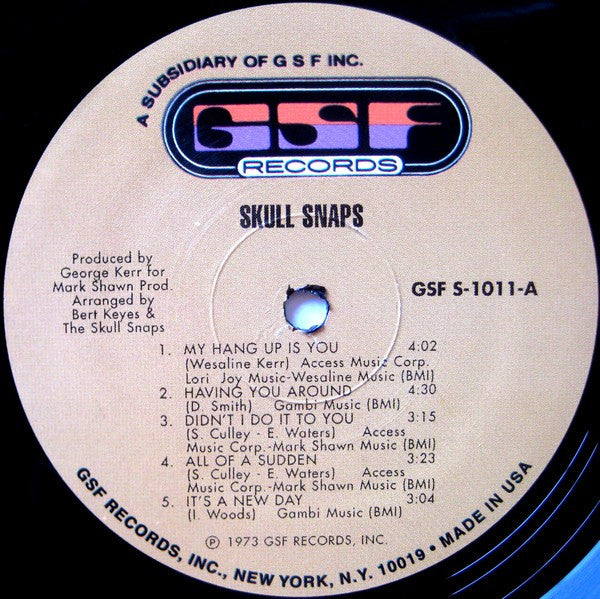 Skull Snaps : Skull Snaps (LP, Album, RE, Gat)