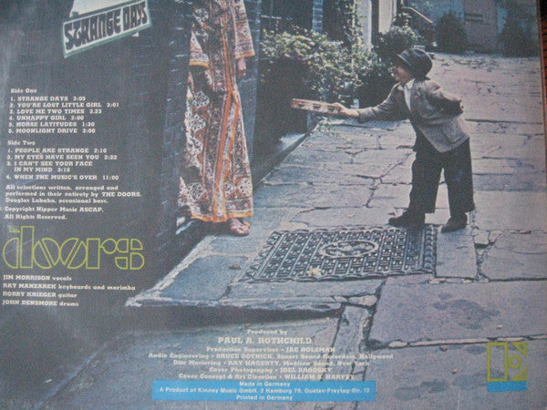 The Doors : Strange Days (LP, Album, RE)