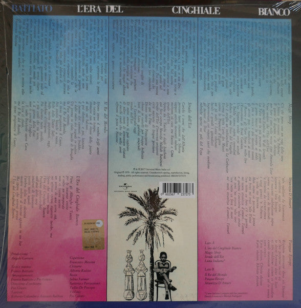 Franco Battiato : L'Era Del Cinghiale Bianco (LP, Album, RE)