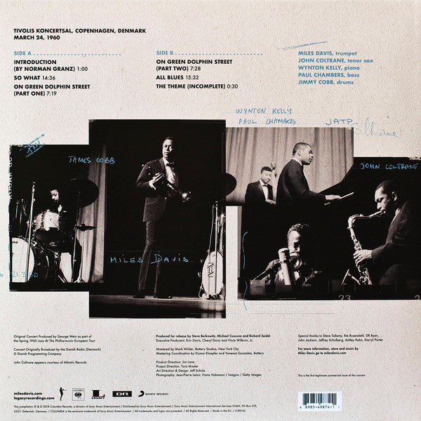 Miles Davis & John Coltrane : The Final Tour: Copenhagen, March 24, 1960 (LP, Album, RE)