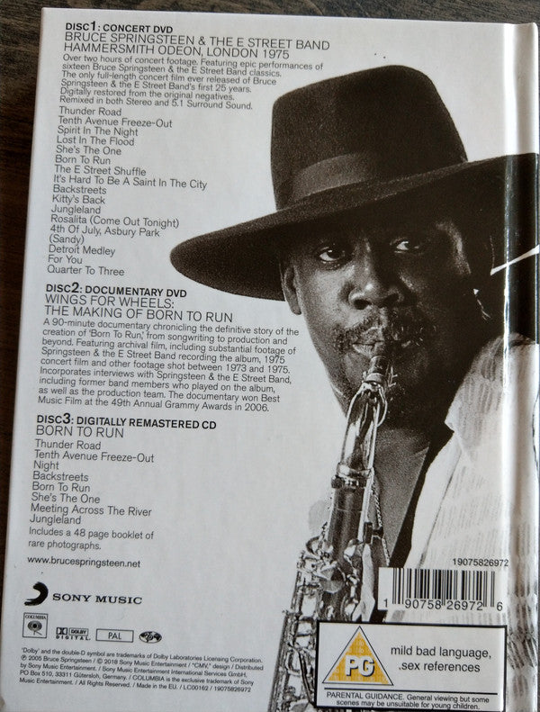 Bruce Springsteen : Born To Run (Box, Dlx, RE, 30t + 2xDVD-V, PAL + CD, Album, RM)