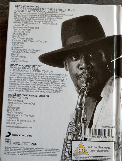 Bruce Springsteen : Born To Run (Box, Dlx, RE, 30t + 2xDVD-V, PAL + CD, Album, RM)