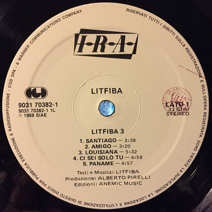 Litfiba : Litfiba3 (LP, Album, RE)