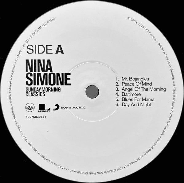 Nina Simone : Sunday Morning Classics (2xLP, Comp, RE)