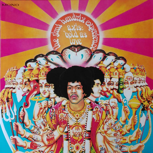 The Jimi Hendrix Experience : Axis: Bold As Love (LP, Album, Mono, RE, RM, RP, Gat)