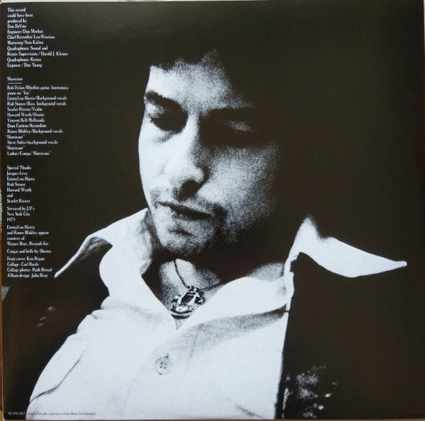 Bob Dylan : Desire (LP, Album, RE)