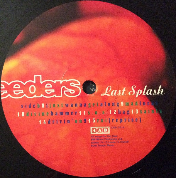 The Breeders : Last Splash (LP, Album, RE)