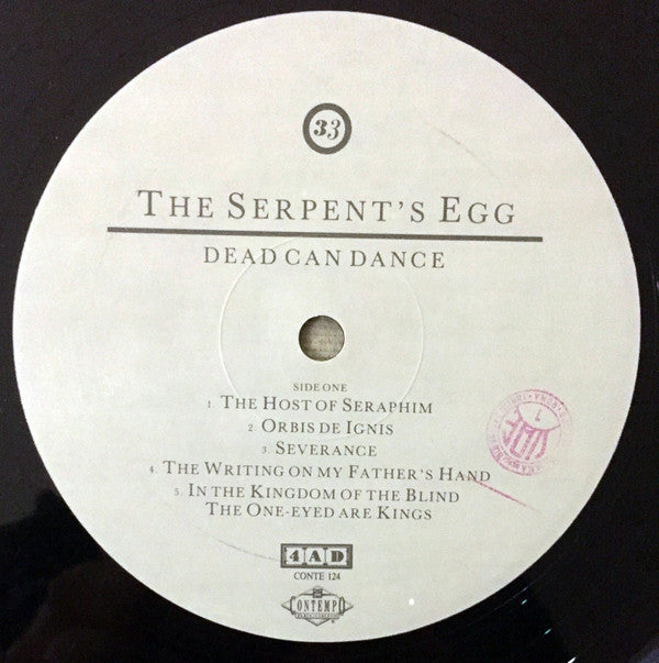 Dead Can Dance : The Serpent's Egg (LP, Album)