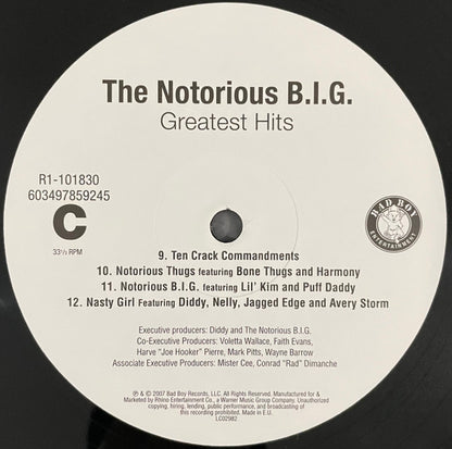 Notorious B.I.G. : Greatest Hits (2xLP, Comp, RE)