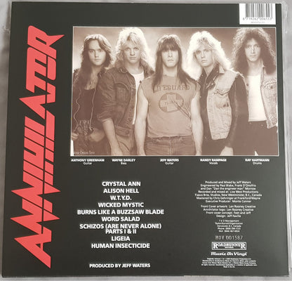 Annihilator (2) : Alice In Hell (LP, Album, Ltd, Num, Blu)