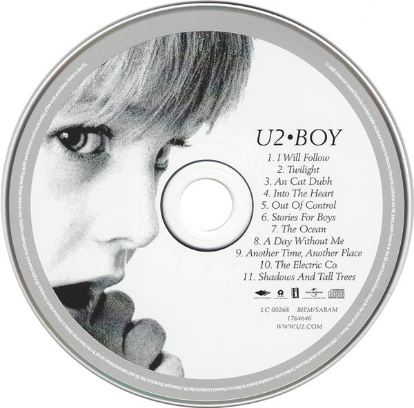 U2 : Boy (CD, Album, RE, RM, Cry)