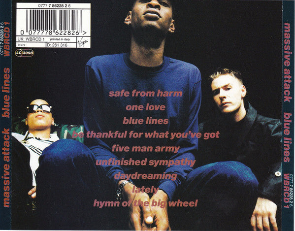 Massive Attack : Blue Lines (CD, Album, RE)