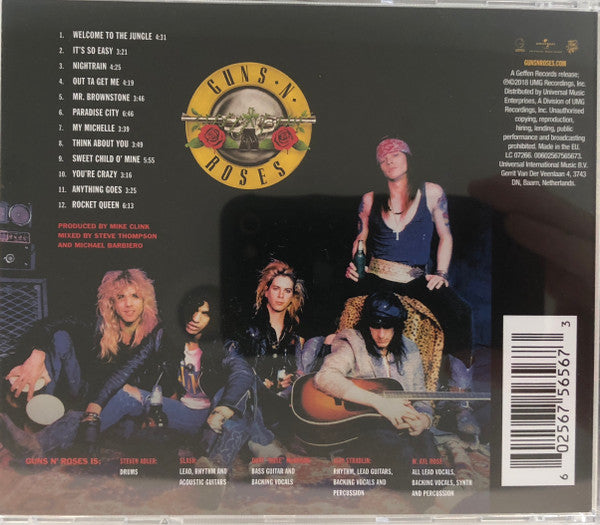 Guns N' Roses : Appetite For Destruction (CD, Album, RE, RM)