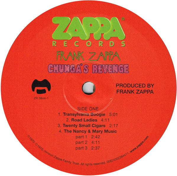 Frank Zappa : Chunga's Revenge (LP, Album, RE, RM)