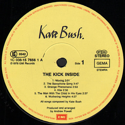 Kate Bush : The Kick Inside (LP, Album, RE)