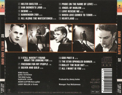 U2 : Rattle And Hum (CD, Album)
